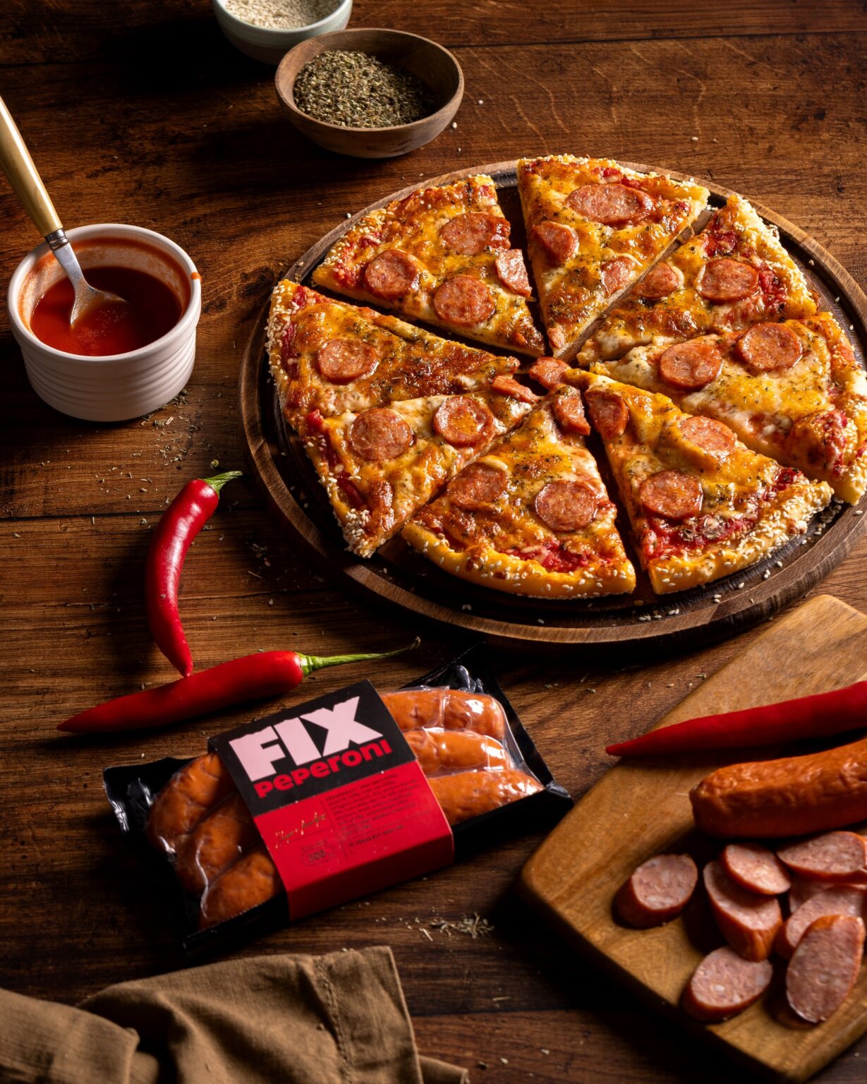 Peperoni Pizza receta si ta përgatisni